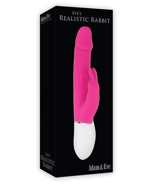 Adam & Eve  Realistic Rabbit Dual Stimulator - Pink