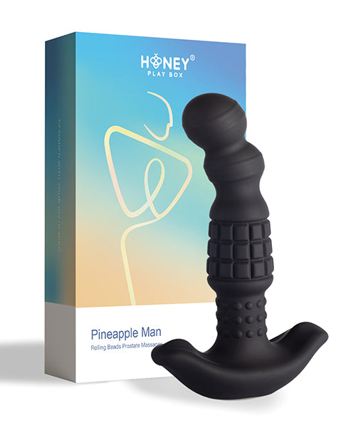 Pineapple Man Vibrating Prostate Massager Black Nefarious By Design